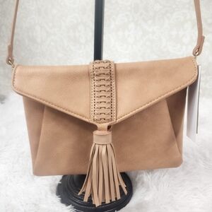 NWT Calin Collection Vegan Tan Crossbody or Clutch